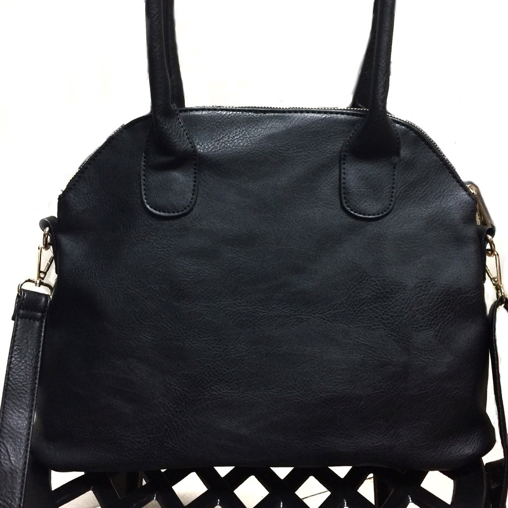 🆕 Quilted Top Handle Satchel, Rampage - Picture 3 of 10